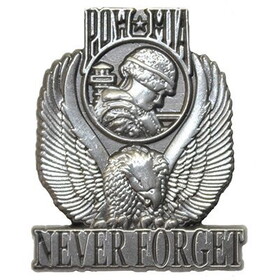 Eagle Emblems P15114 Pin-Pow*Mia, Remember All (1")