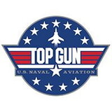Eagle Emblems P15117 Pin-Apl,Top Gun Star FIGHTER, (1-3/8