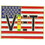 Eagle Emblems P15119 Pin-Viet, Veteran, Usa Flag (1")