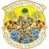 Eagle Emblems P15121 Pin-Viet,Veteran,Proud (1-1/16