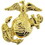 Eagle Emblems P15135 Pin-Usmc, Emblem, B1, Left Collar-Gold (1")
