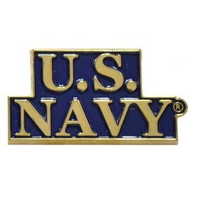 Eagle Emblems P15163 Pin-Usn,Scr U.S.Navy (1-5/16")
