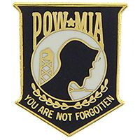 Eagle Emblems P15166 Pin-Pow*Mia, You'Re Not, Bk (Mini) (5/8")