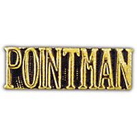 Eagle Emblems P15179 Pin-Script,Pointman (1")