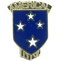 Eagle Emblems P15207 Pin-Army,023Rd Inf Div Amer (1")