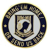 Eagle Emblems P15214 Pin-Pow*Mia, Bring'Em, Home (1")