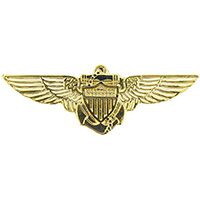 Eagle Emblems P15238 Wing-Usn/Usmc,Aviator (MINI), (1-1/8")
