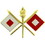 Eagle Emblems P15244 Pin-Army, Signal Corps (1")