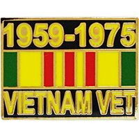Eagle Emblems P15252 Pin-Viet, Veteran, 59-75 (1")