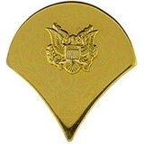 Eagle Emblems P15259 Rank-Army, Spc-4 (Gld) (1