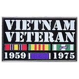 Eagle Emblems P15282 Pin-Viet, Flag W/Viet Tab (1