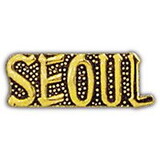 Eagle Emblems P15299 Pin-Korea, Scr, Seoul (1