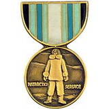 Eagle Emblems P15316 Pin-Medal, Antarctica Svc. (1-3/16