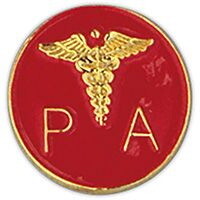 Eagle Emblems P15329 Pin-Medical,Caduceus,Phys.Asst (1")