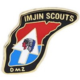 Eagle Emblems P15345 Pin-Army,002Nd Rng.Div. IMJIN SCOUTS, (1