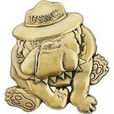 Eagle Emblems P15348 Pin-Usmc,Bulldog,Emblem (1-1/16
