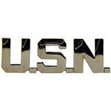 Eagle Emblems P15359 Pin-Usn, Scr U.S.N.Letters (1