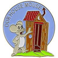 Eagle Emblems P15375 Pin-Nose,Our House Mouse (1")