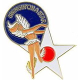 Eagle Emblems P15381 Pin-Nose,Swingin On Star (1