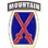 Eagle Emblems P15391 Pin-Army,010Th Mtn.Div. (1")