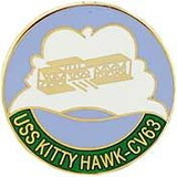 Eagle Emblems P15419 Pin-Uss, Kitty Hawk (1