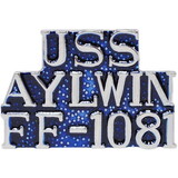 Eagle Emblems P15428 Pin-Uss,Aylwin (Scr) (1