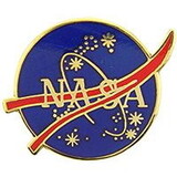 Eagle Emblems P15455 Pin-Space, Nasa Logo, Shld. (1
