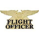 Eagle Emblems P15461 Wing-Usn, Flight Off.Gold (Mini) (1-1/4