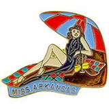 Eagle Emblems P15463 Pin-Nose, Miss Arkansas (1