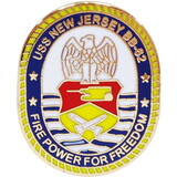 Eagle Emblems P15543 Pin-Uss, New Jersey (1