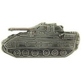 Eagle Emblems P15600 Pin-Tank, M2A1, Bradley (1
