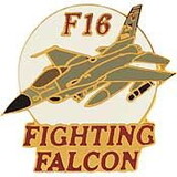 Eagle Emblems P15608 Pin-Apl, F-016 Falcon (1-1/2