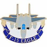 Eagle Emblems P15612 Pin-Apl, F-015E Eagle (1-1/2