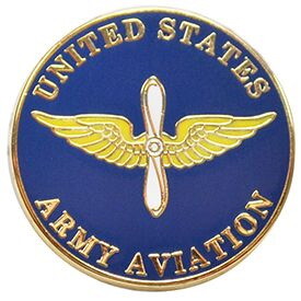 Eagle Emblems P15634 Pin-Army/Usaf Aviation (1")