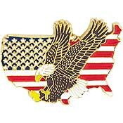 Eagle Emblems P15659 Pin-Usa,Eagle (1-1/8")