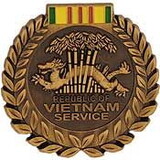 Eagle Emblems P15664 Pin-Medal, Viet, Svc.Ii (1-1/16
