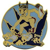 Eagle Emblems P15672 Pin-Usaf,039Th Fighter (1")