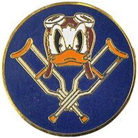 Eagle Emblems P15675 Pin-Wwii,Ruptured Duck TOKYO DOOLITTLE RAIDERS, (1")