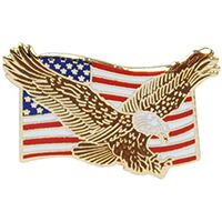 Eagle Emblems P15705 Pin-Usa, Flag, Eagle (1-1/8")