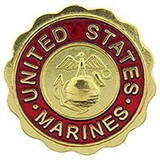 Eagle Emblems P15742 Pin-Usmc Logo, Marines (3/4