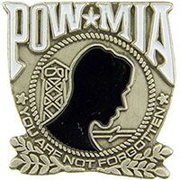 Eagle Emblems P15744 Pin-Pow*Mia,Pewter (1")