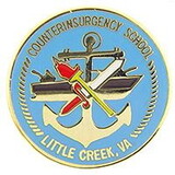 Eagle Emblems P15752 Pin-Usn,School,Counter INSURGENCE, (7/8