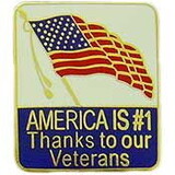 Eagle Emblems P15767 Pin-Usa,America Is #1 (1