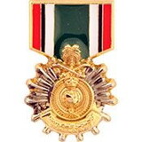 Eagle Emblems P15770 Pin-Medal,Lib.Of Kuwait (SAUDI ARABIA), (1-3/16