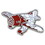 Eagle Emblems P15774 Pin-Apl, Gee Bee Red Baron (1-1/2")