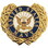 Eagle Emblems P15777 Pin-Usn Logo,Wreath (1-1/8")