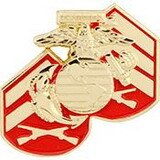 Eagle Emblems P15783 Pin-Usmc Logo, W/Rank (1-1/16