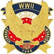 Eagle Emblems P15784 Pin-Wwii,Normandy (1")