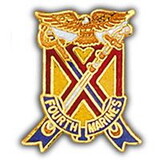 Eagle Emblems P15792 Pin-Usmc, 004Th Rgt. (1