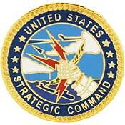 Eagle Emblems P15818 Pin-Usaf,Strategic Air Cmd (ROUND), (1")